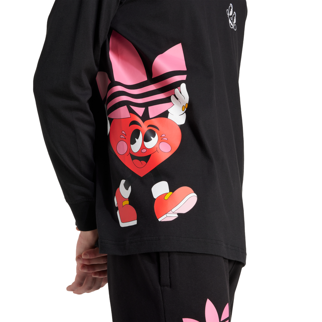 [JP0978] MENS ADIDAS MBN VALENTINE'S DAY LONG SLEEVE T-SHIRT