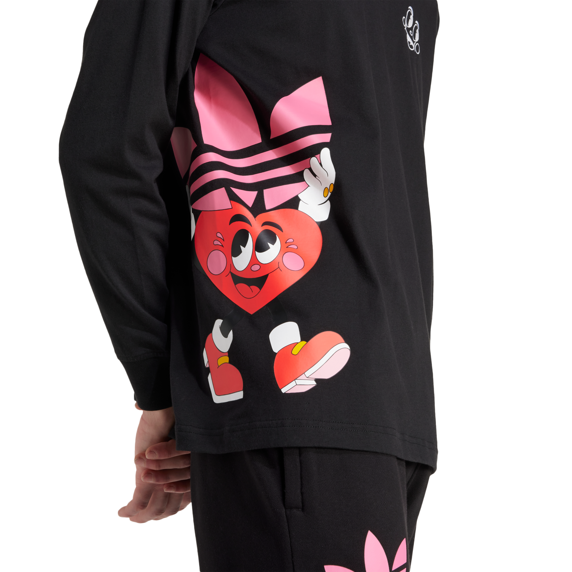 [JP0978] MENS ADIDAS MBN VALENTINE'S DAY LONG SLEEVE T-SHIRT