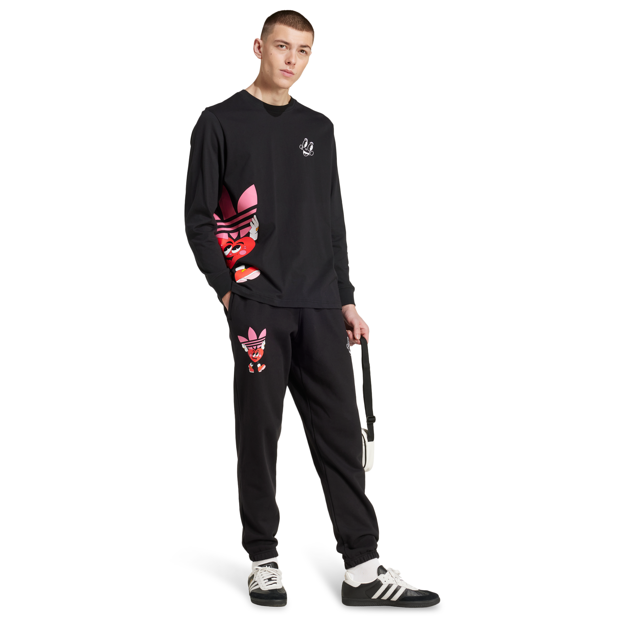 [JP0978] MENS ADIDAS MBN VALENTINE'S DAY LONG SLEEVE T-SHIRT