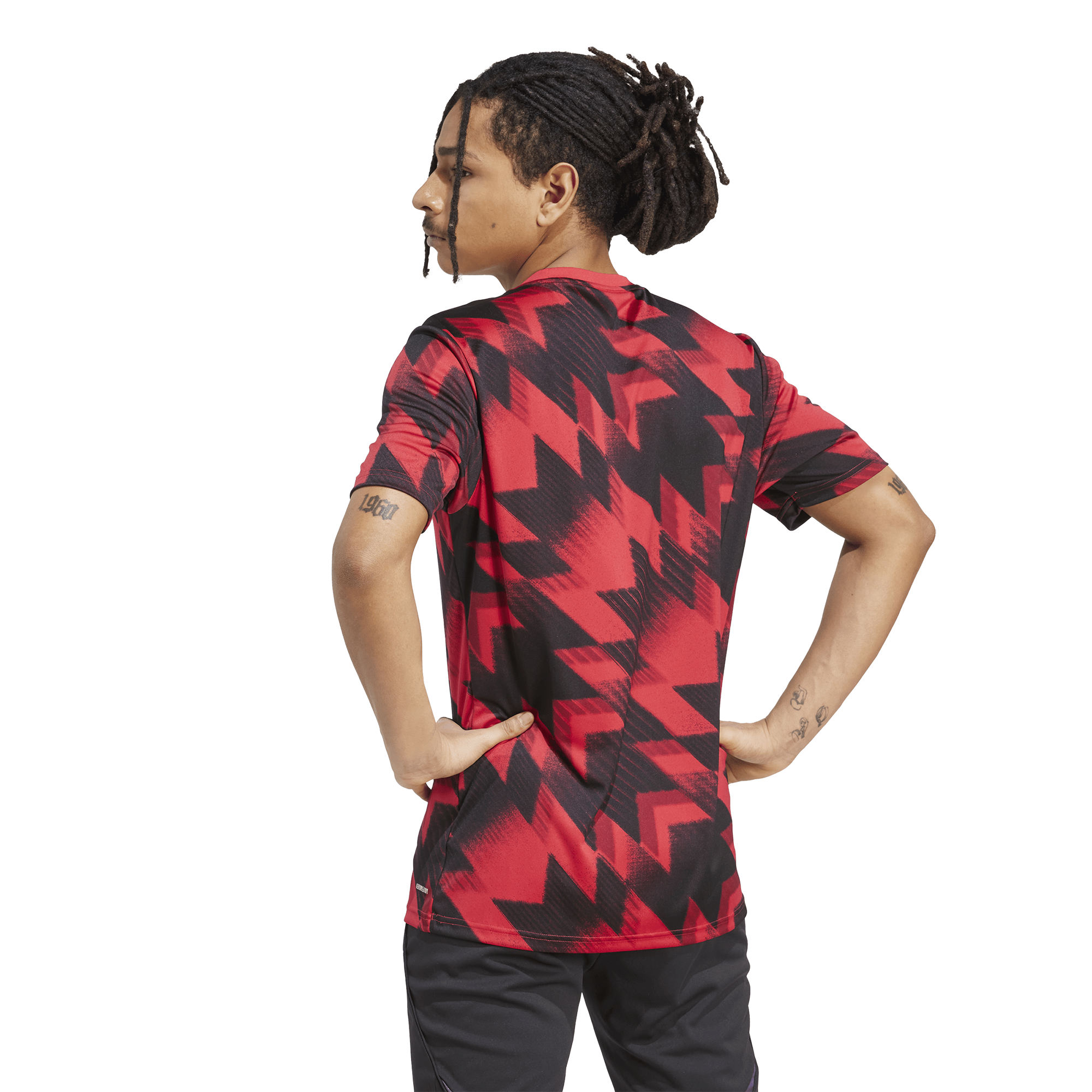 [JP3233] MENS ADIDAS RED MANCHESTER UNITED 25/26 PRE-MATCH JERSEY