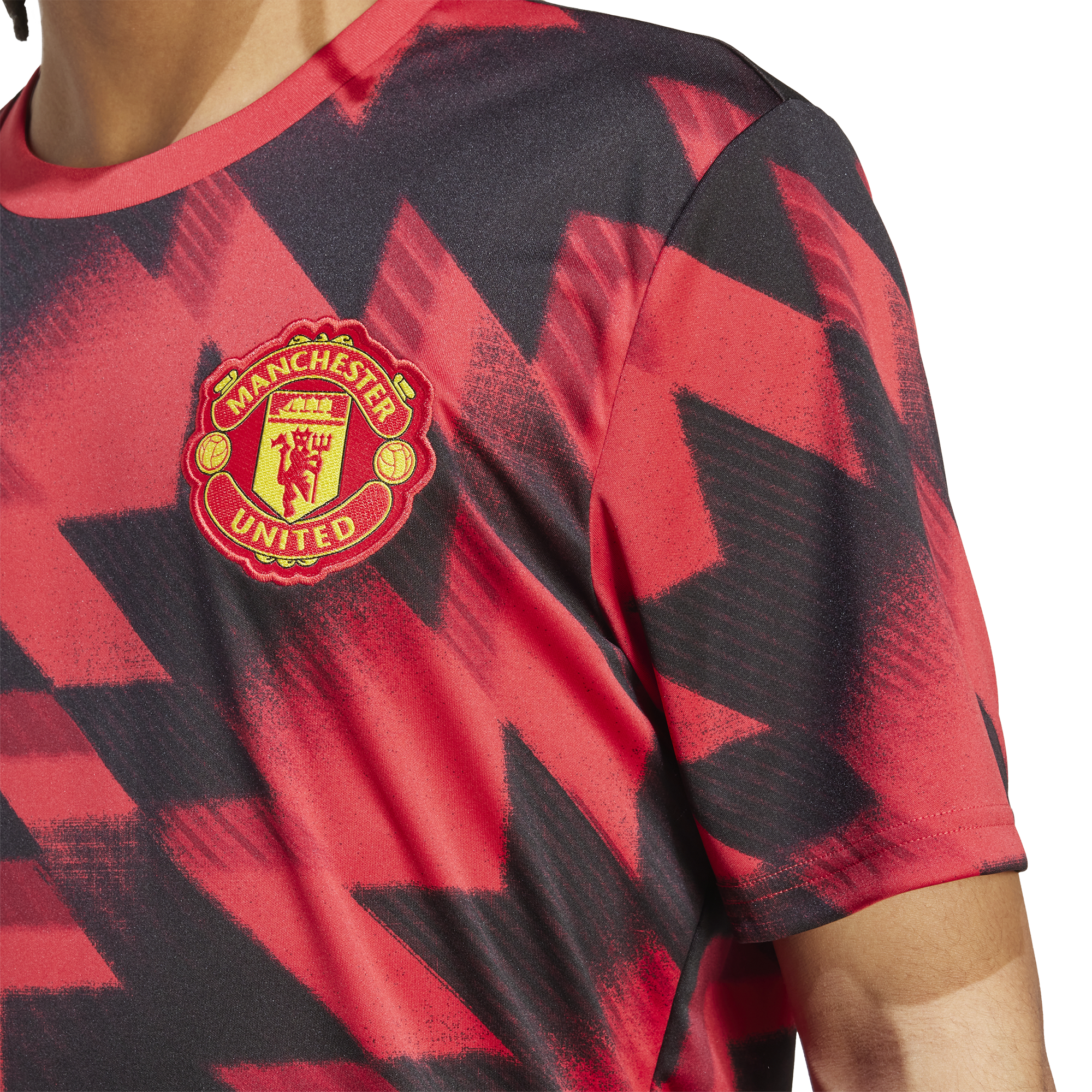 [JP3233] MENS ADIDAS RED MANCHESTER UNITED 25/26 PRE-MATCH JERSEY