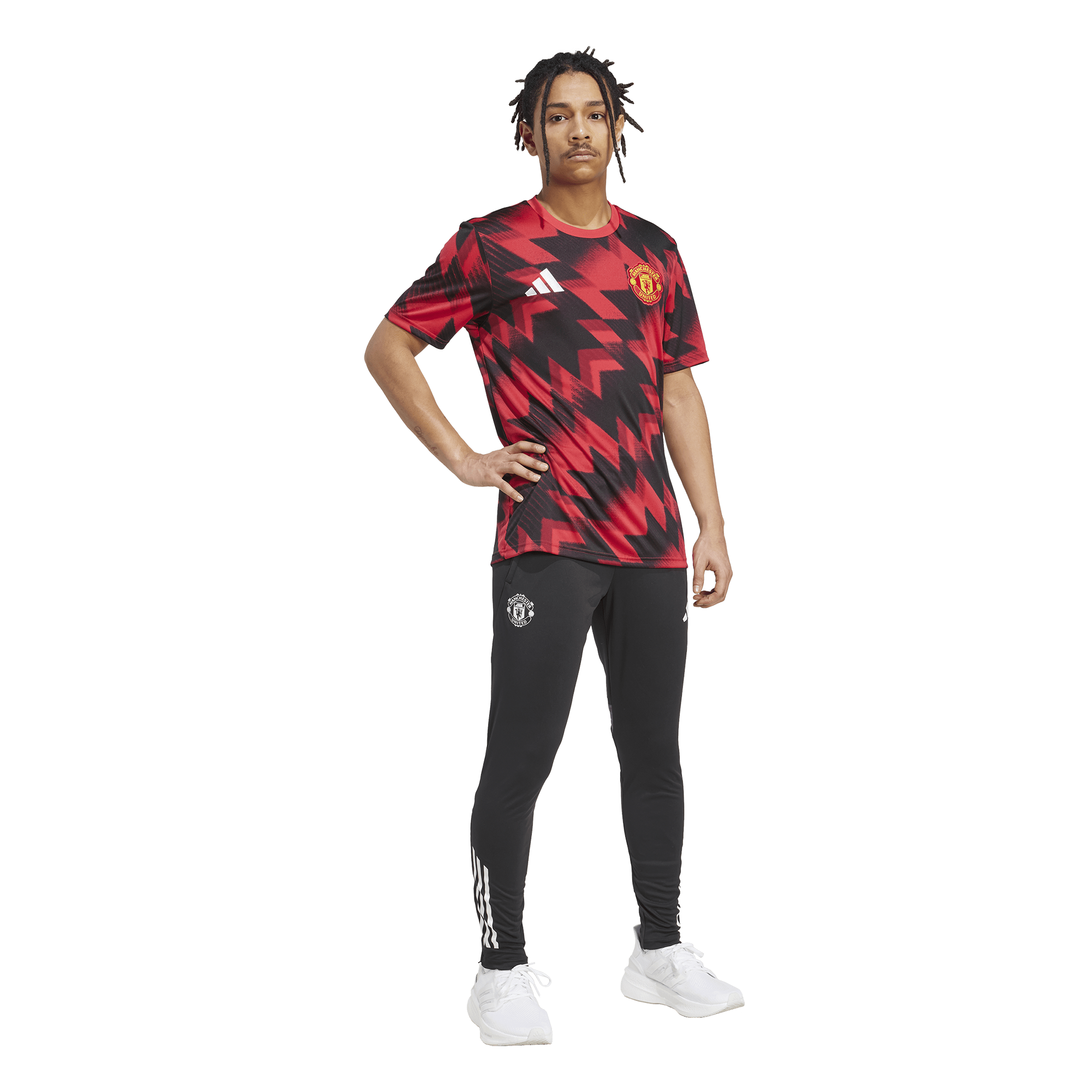 [JP3233] MENS ADIDAS RED MANCHESTER UNITED 25/26 PRE-MATCH JERSEY