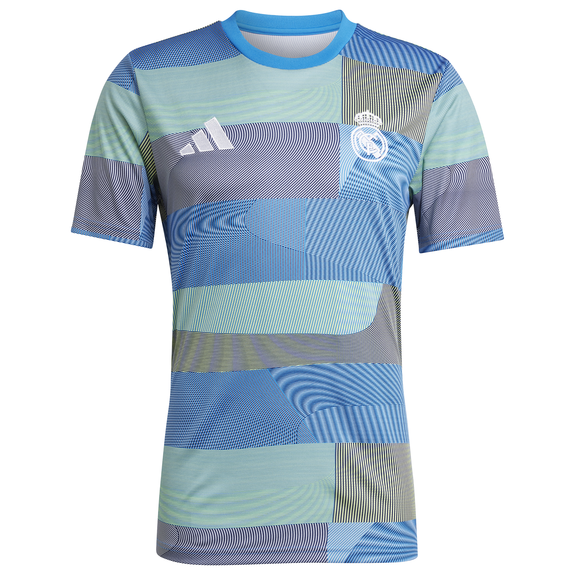 [JP4155] MENS ADIDAS BLUE REAL MADRID 25/26 PRE-MATCH JERSEY