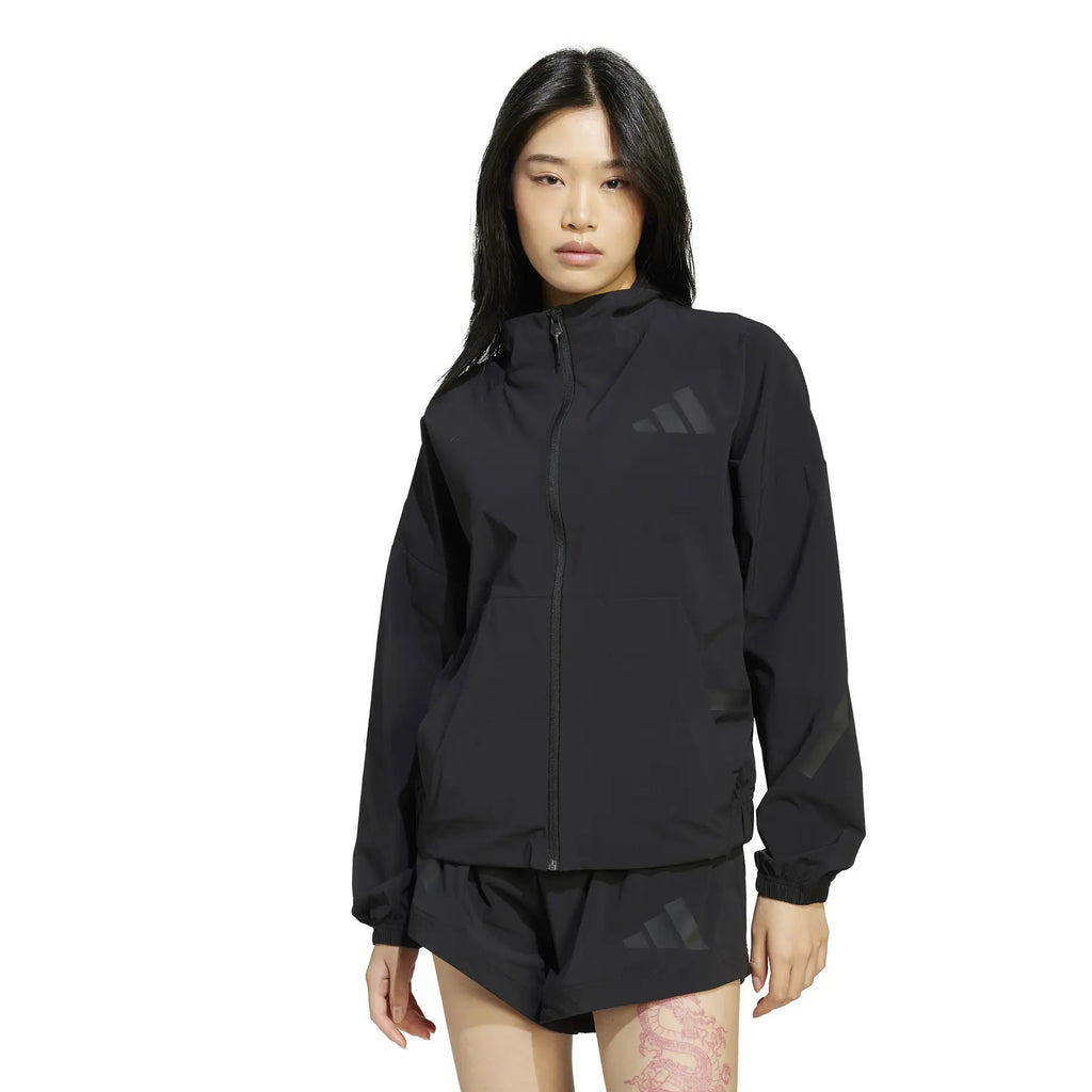 Womens Adidas Z.N.E. Woven Full-Zip Track Top 1