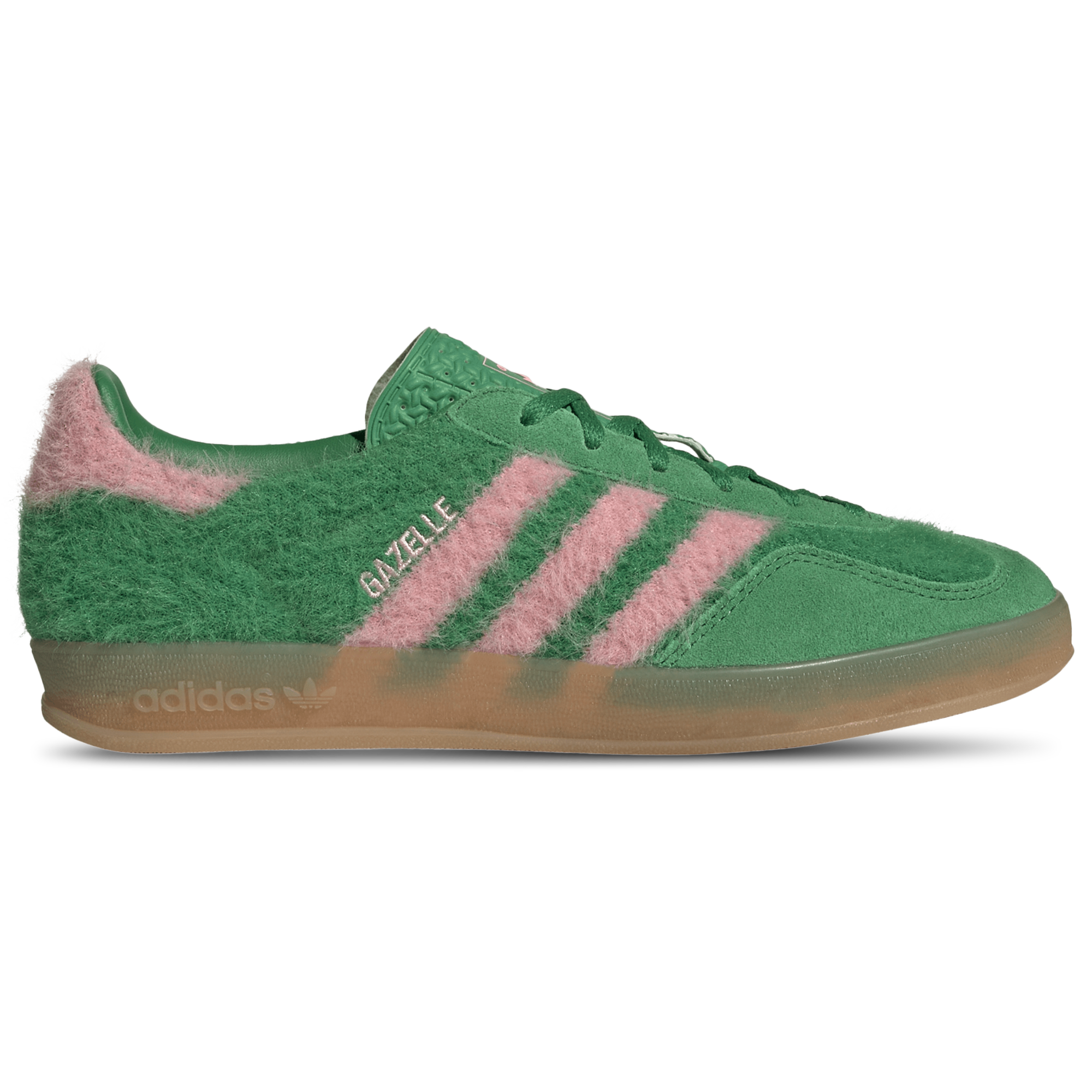 [JP8342] WOMENS ADIDAS GAZELLE INDOOR 'GREEN GLOW PINK'