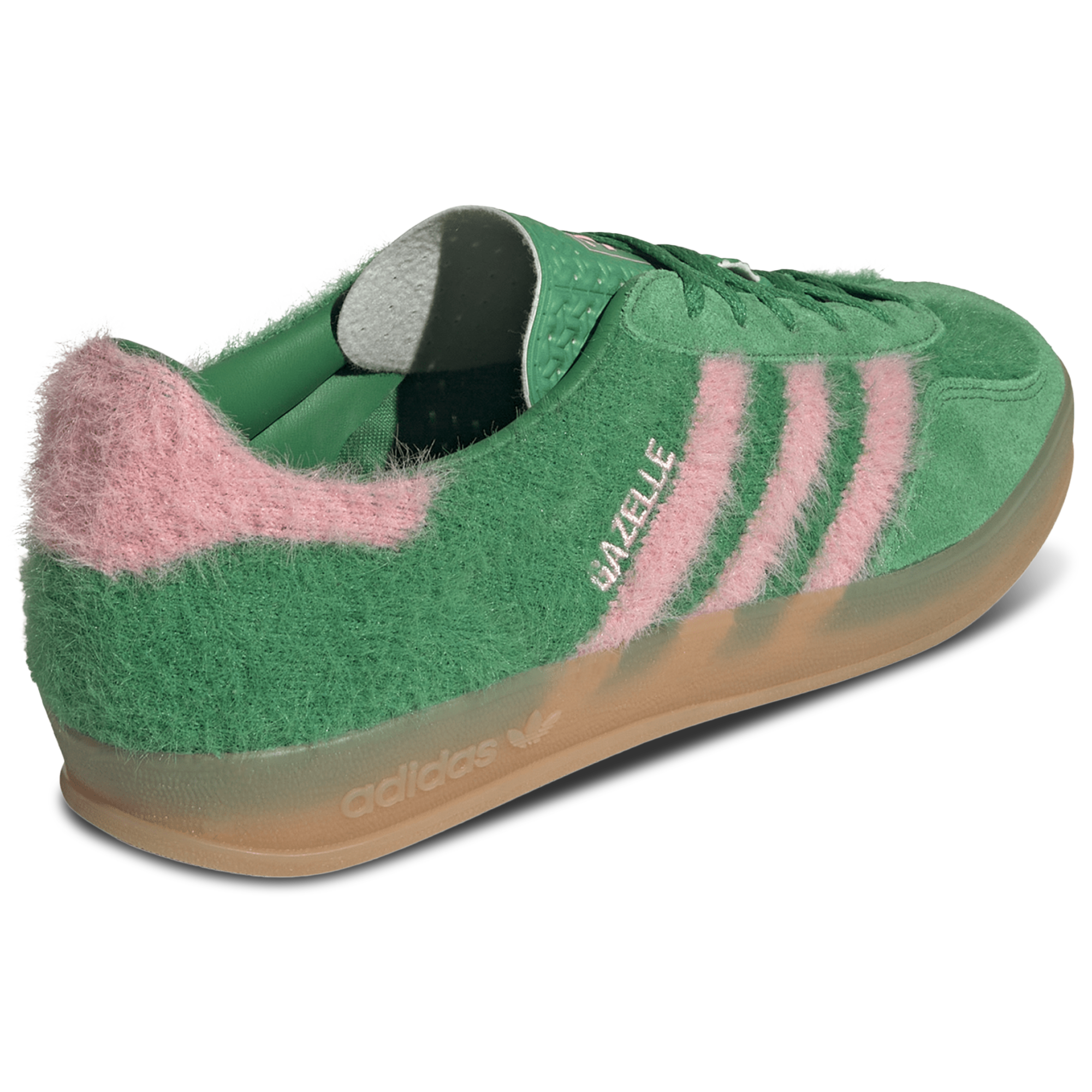 [JP8342] WOMENS ADIDAS GAZELLE INDOOR 'GREEN GLOW PINK'