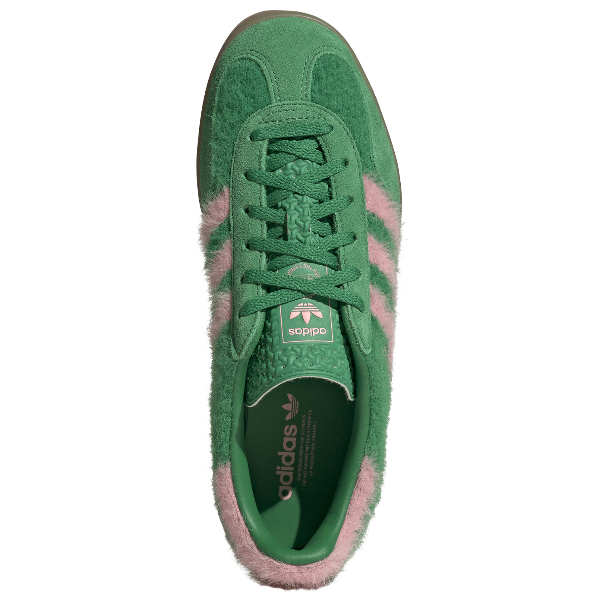 [JP8342] WOMENS ADIDAS GAZELLE INDOOR 'GREEN GLOW PINK'
