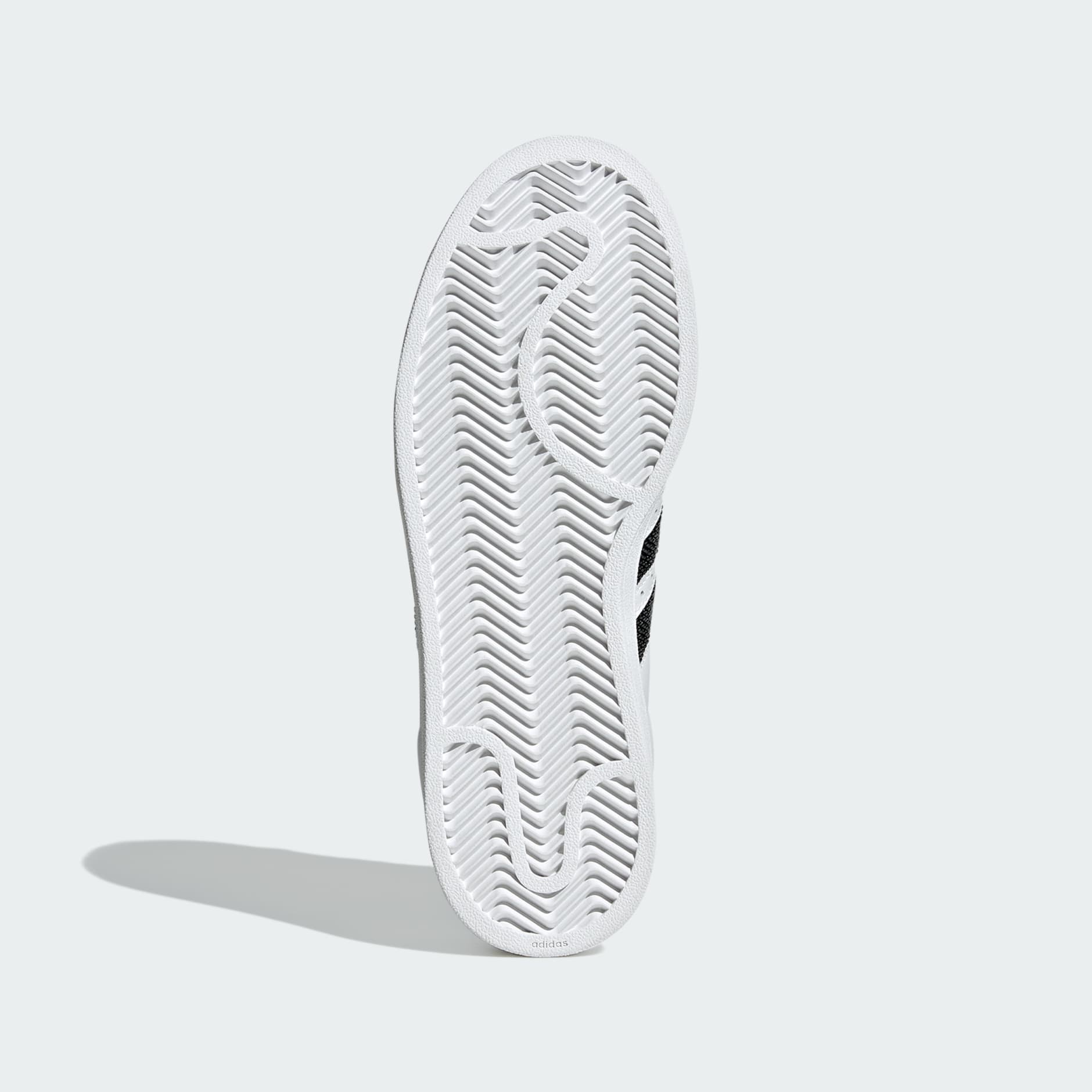 [JP9678] WOMENS ADIDAS SUPERSTAR II 'WHITE BLACK BEADED STRIPES'