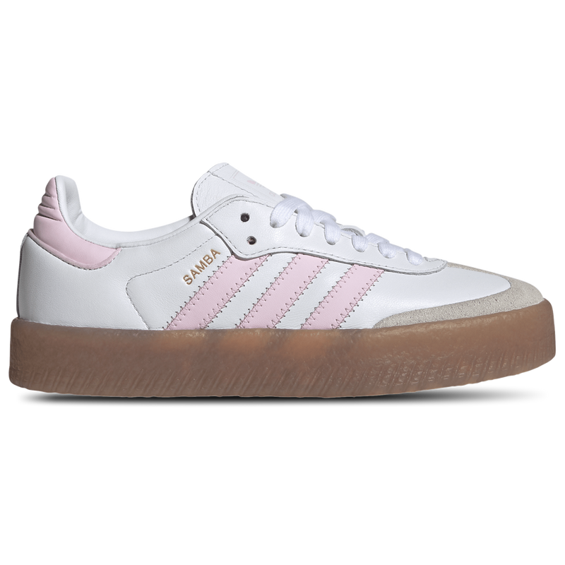 [JQ1237] YOUTH ADIDAS SAMBAE 'CLOUD WHITE CLEAR PINK GOLD METALLIC'