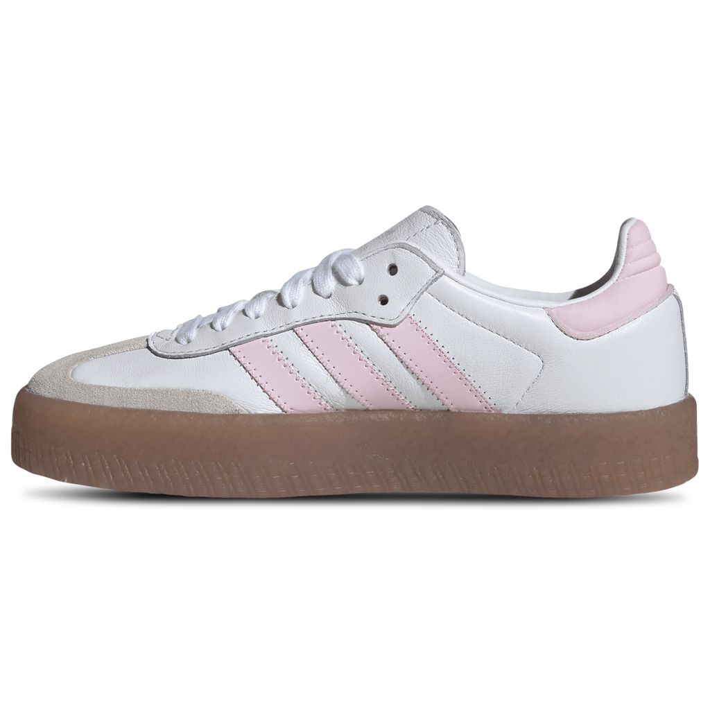 [JQ1237] YOUTH ADIDAS SAMBAE 'CLOUD WHITE CLEAR PINK GOLD METALLIC'
