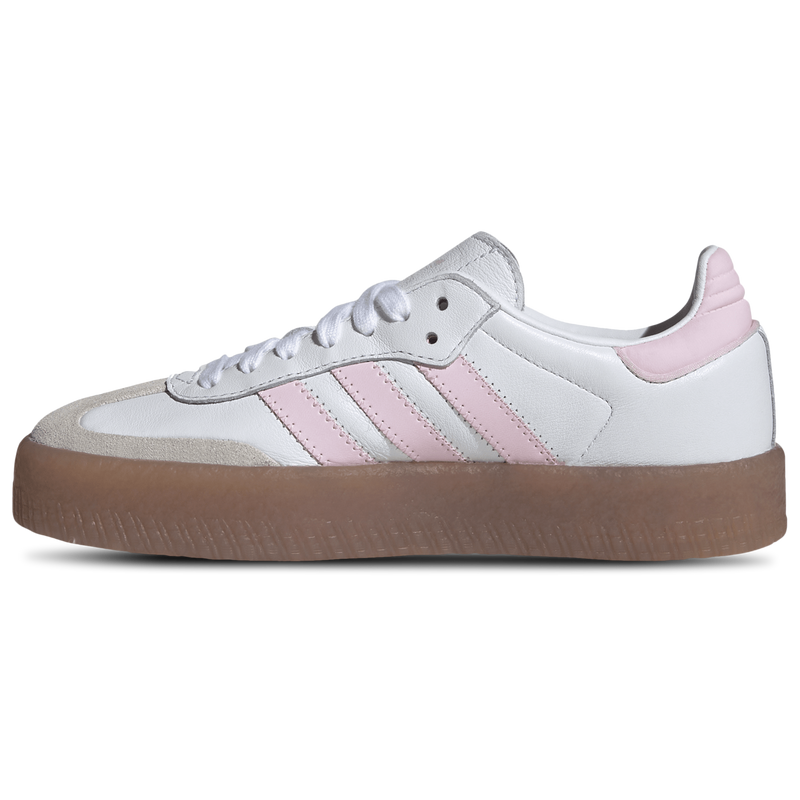 [JQ1237] YOUTH ADIDAS SAMBAE 'CLOUD WHITE CLEAR PINK GOLD METALLIC'