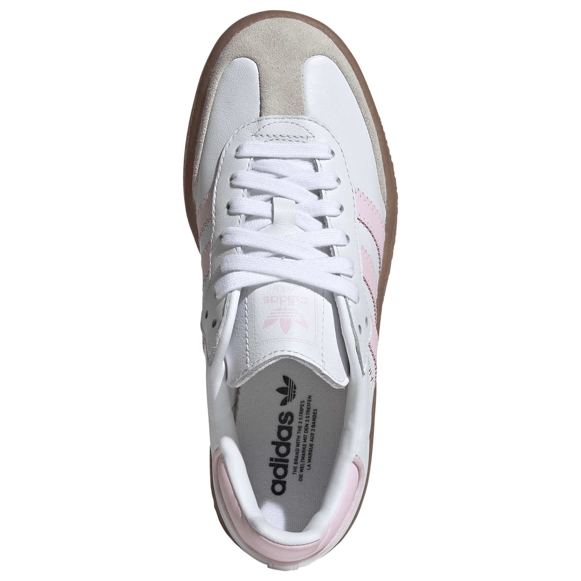 [JQ1237] YOUTH ADIDAS SAMBAE 'CLOUD WHITE CLEAR PINK GOLD METALLIC'