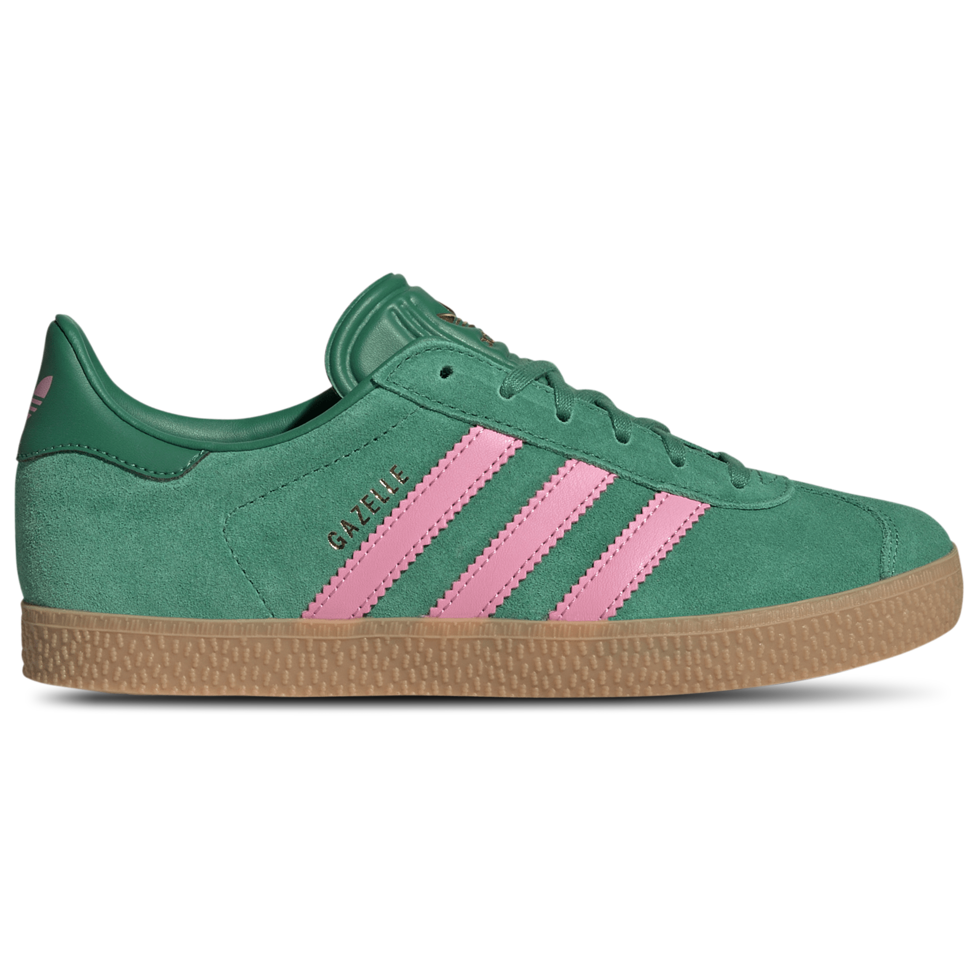 [JQ5534] YOUTH ADIDAS GAZELLE BOLD 'GREEN PINK'