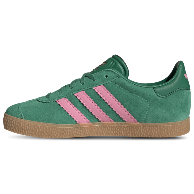 [JQ5534] YOUTH ADIDAS GAZELLE BOLD 'GREEN PINK'