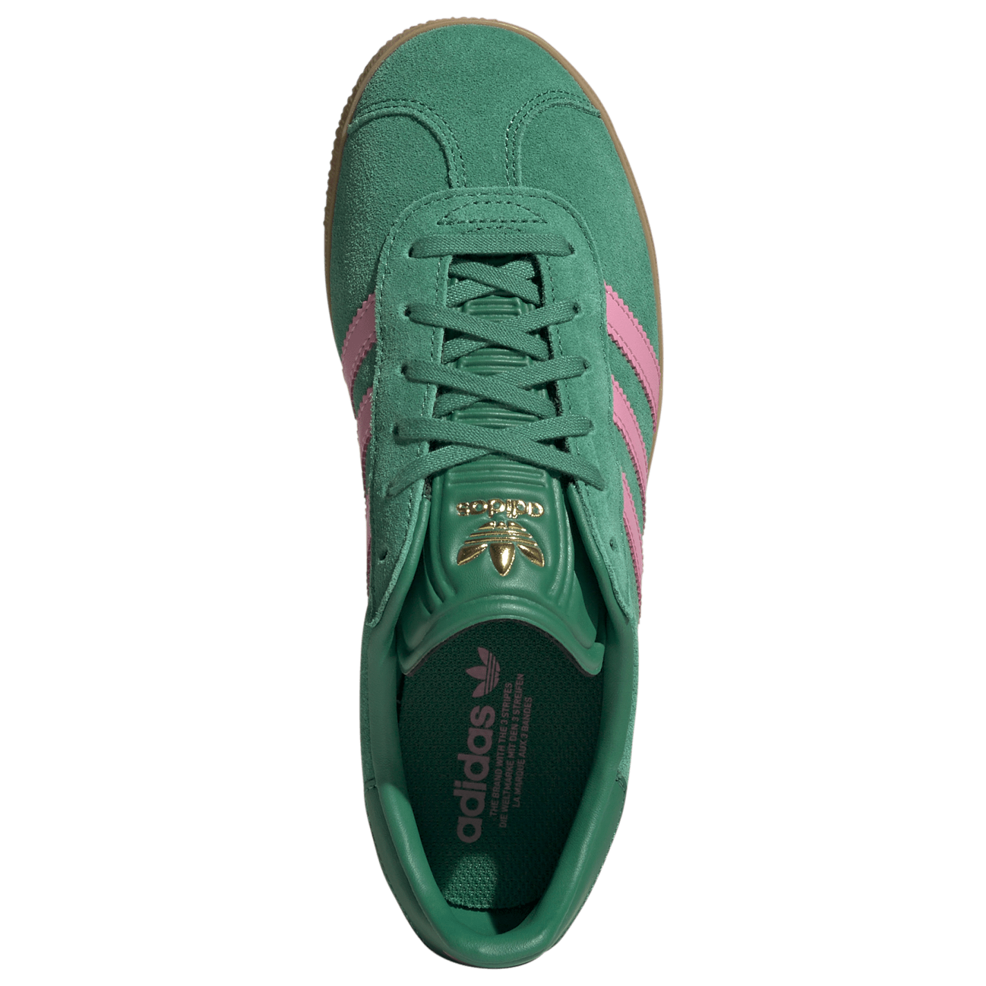 [JQ5534] YOUTH ADIDAS GAZELLE BOLD 'GREEN PINK'
