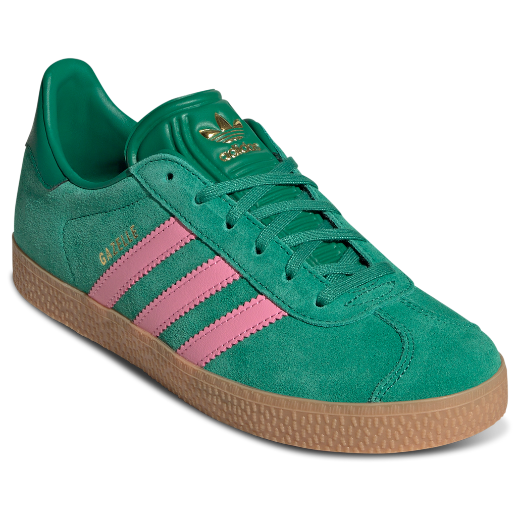[JQ5534] YOUTH ADIDAS GAZELLE BOLD 'GREEN PINK'