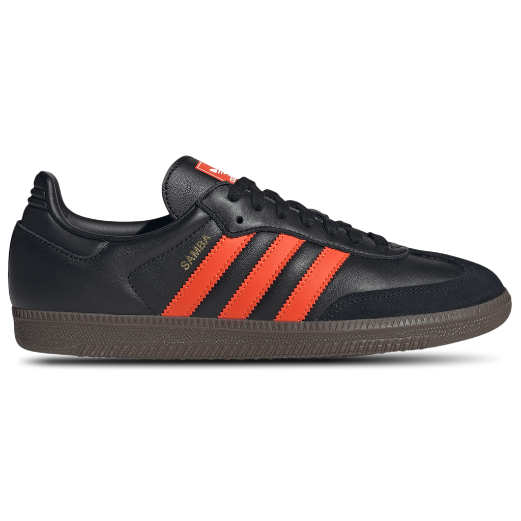 [JR0910] MENS ADIDAS SAMBA OG 'BLACK IMPACT ORANGE'