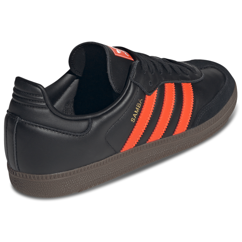 [JR0910] MENS ADIDAS SAMBA OG 'BLACK IMPACT ORANGE'