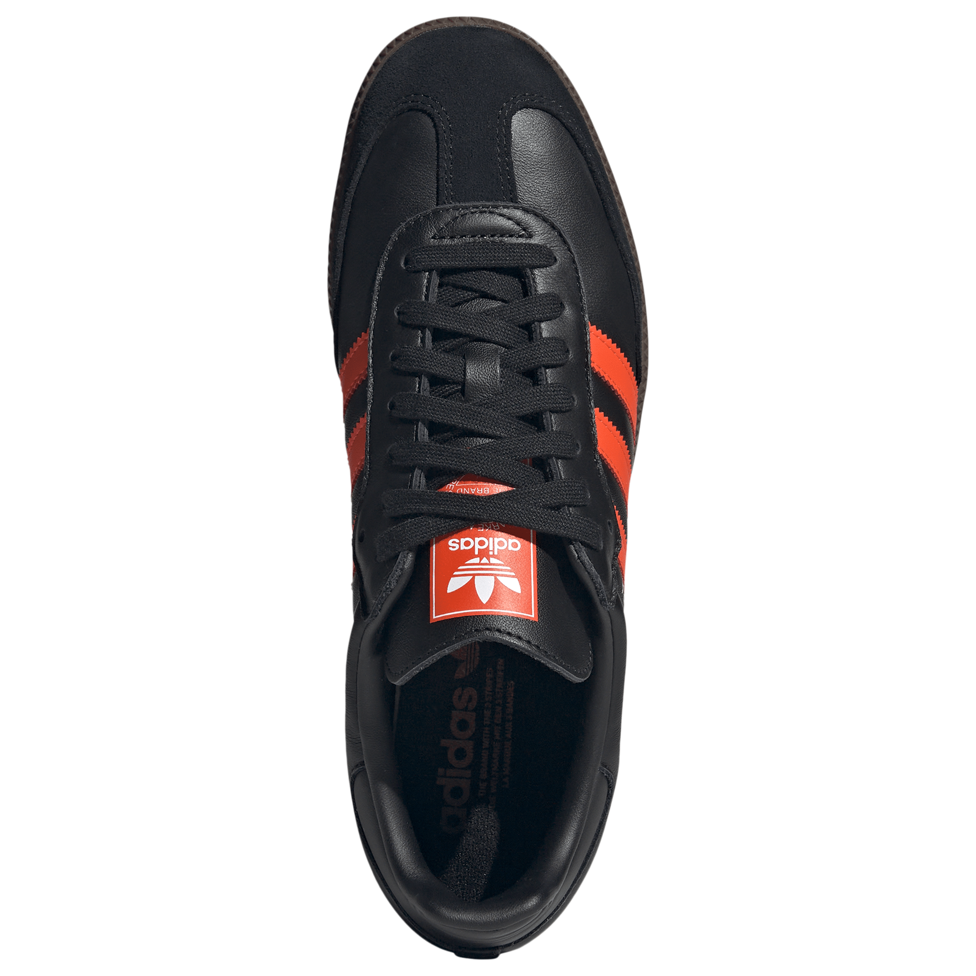 [JR0910] MENS ADIDAS SAMBA OG 'BLACK IMPACT ORANGE'