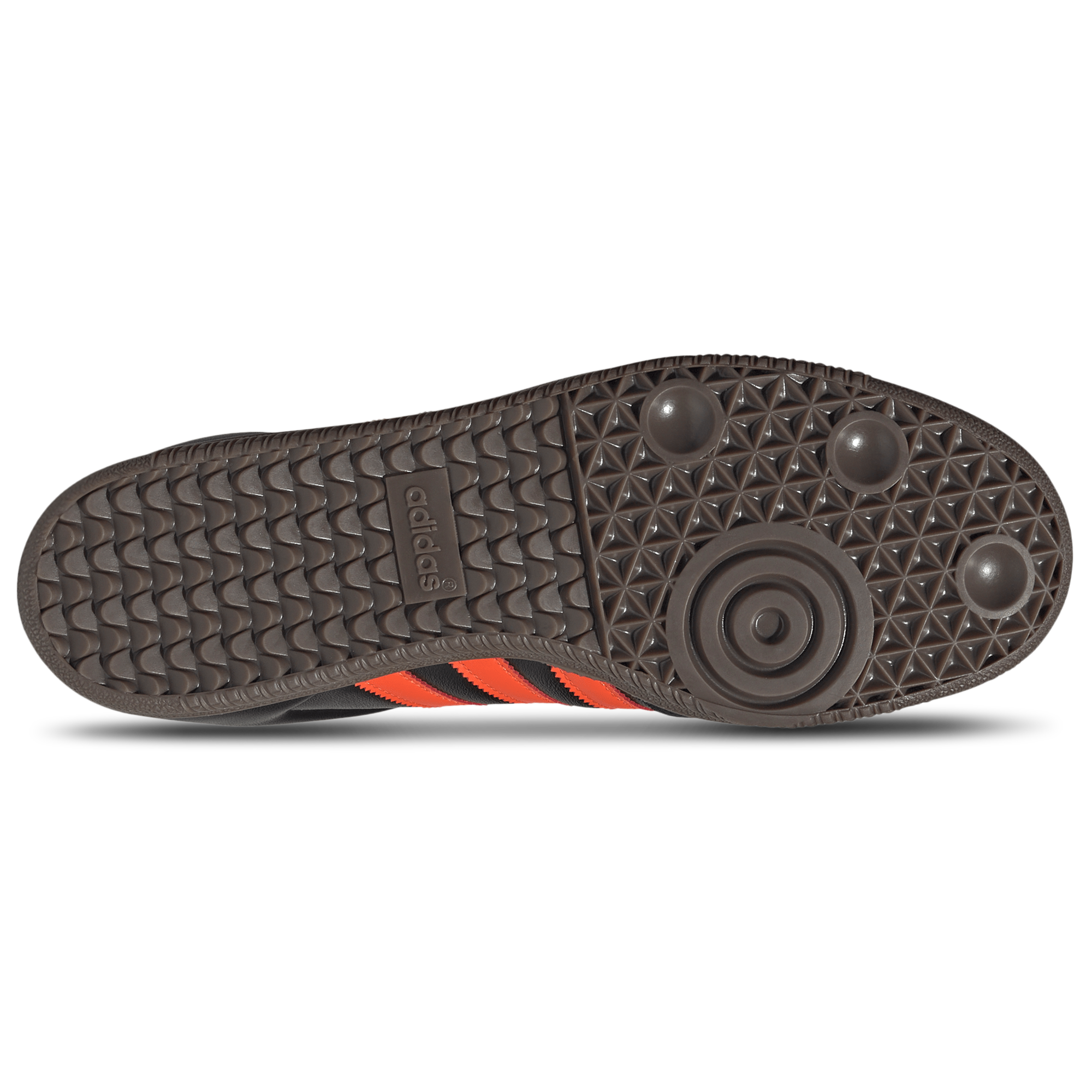 [JR0910] MENS ADIDAS SAMBA OG 'BLACK IMPACT ORANGE'