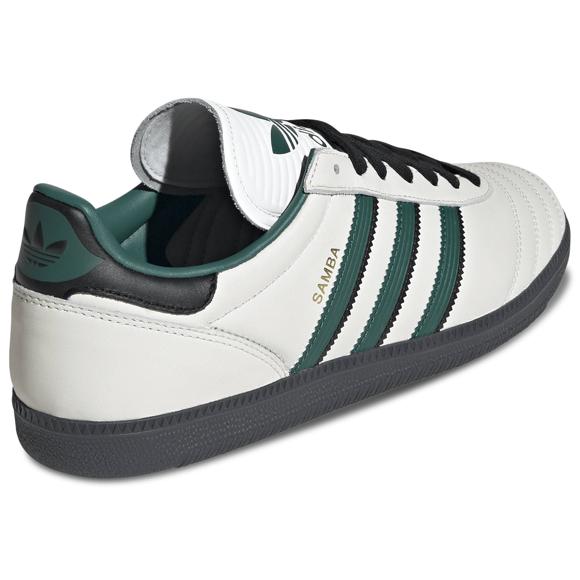 [JR0964] MENS ADIDAS SAMBA JP 'WHITE COLLEGIATE GREEN CARBON'