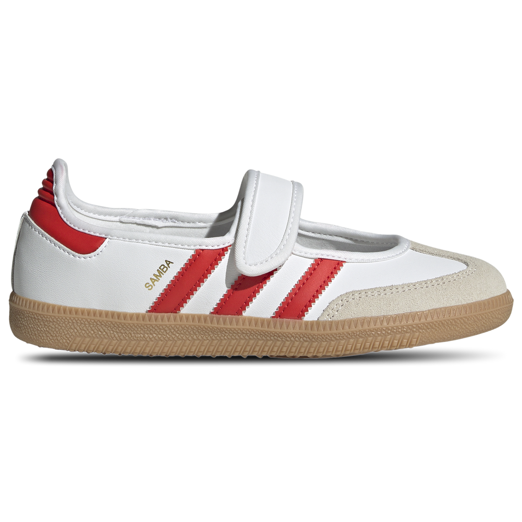 [JR7435] YOUTH ADIDAS ORIGINALS SAMBA JANE 'WHITE RED GUM'