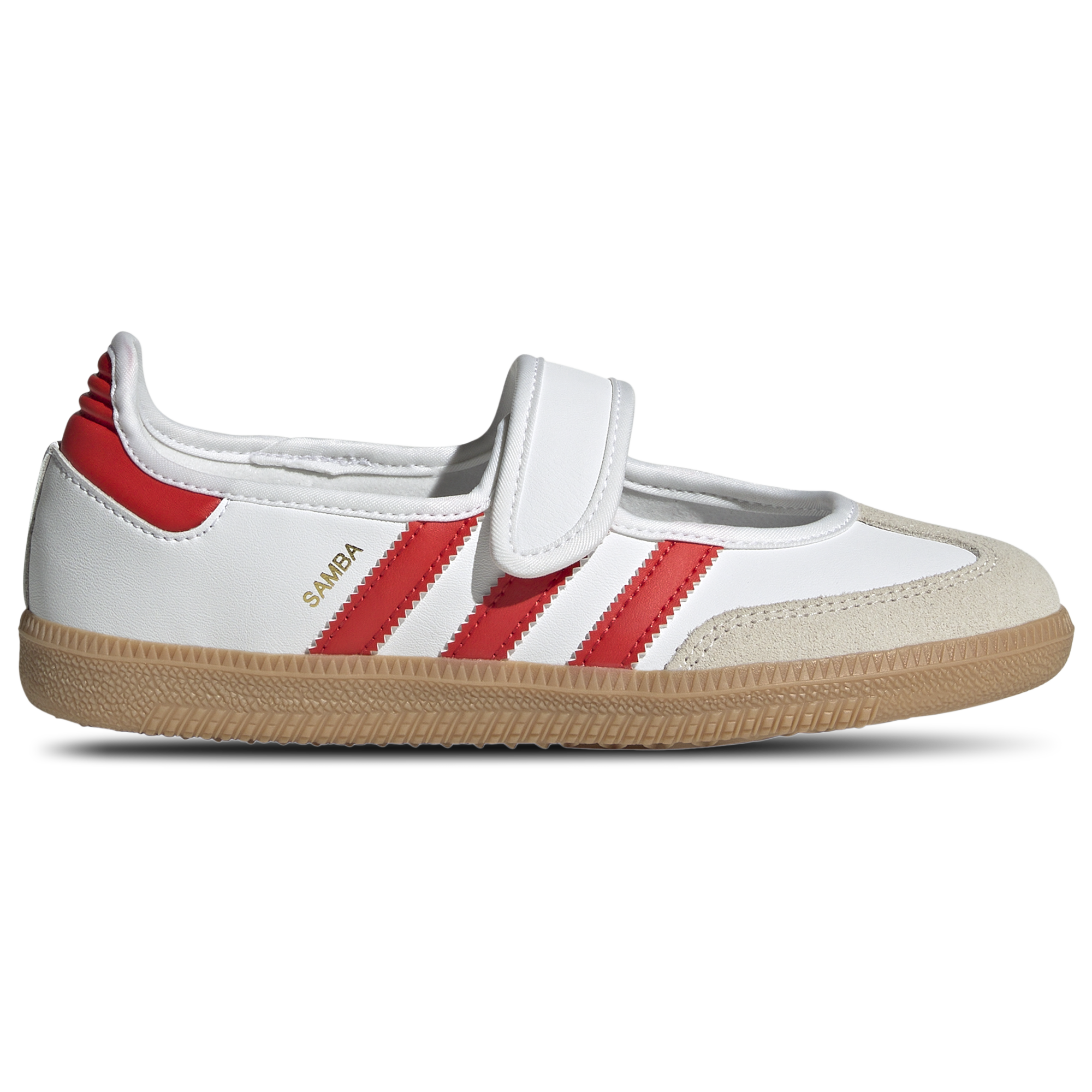 [JR7435] YOUTH ADIDAS ORIGINALS SAMBA JANE 'WHITE RED GUM'