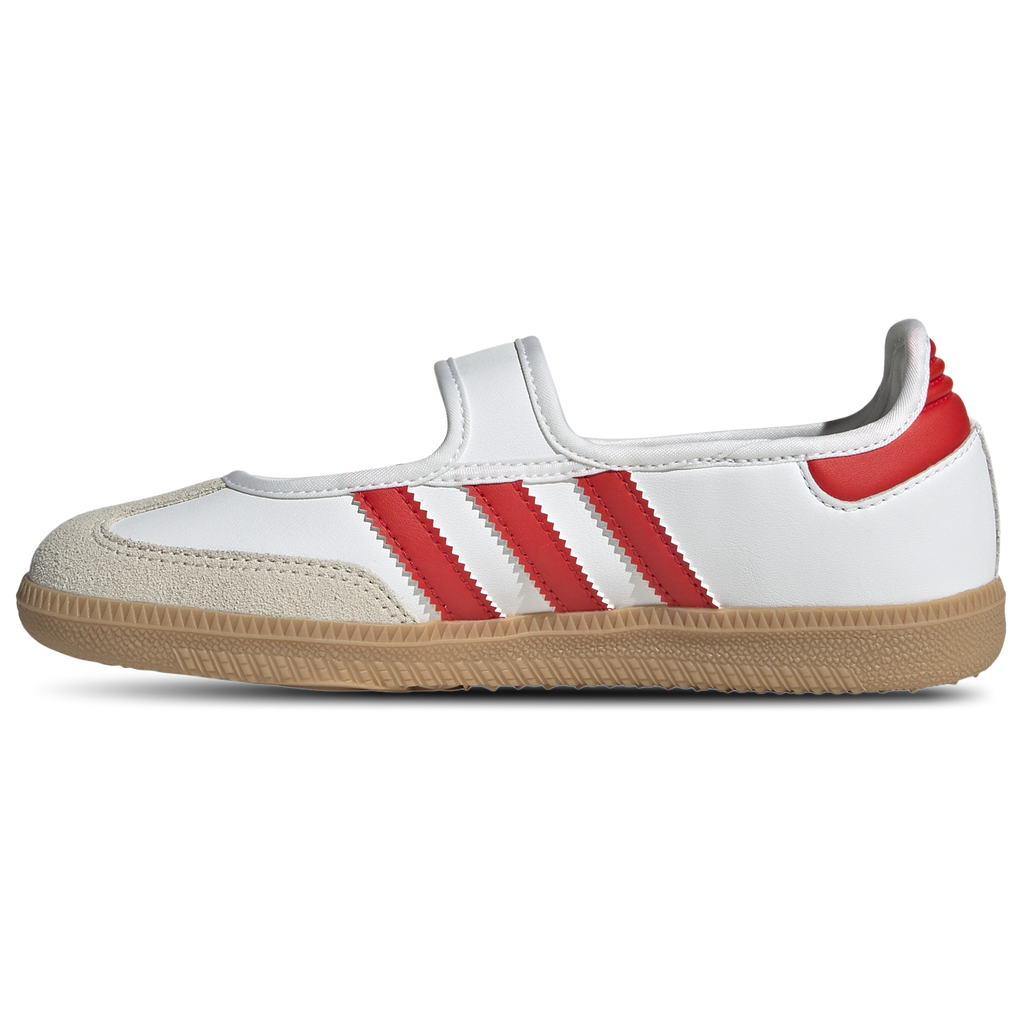 [JR7435] YOUTH ADIDAS ORIGINALS SAMBA JANE 'WHITE RED GUM'