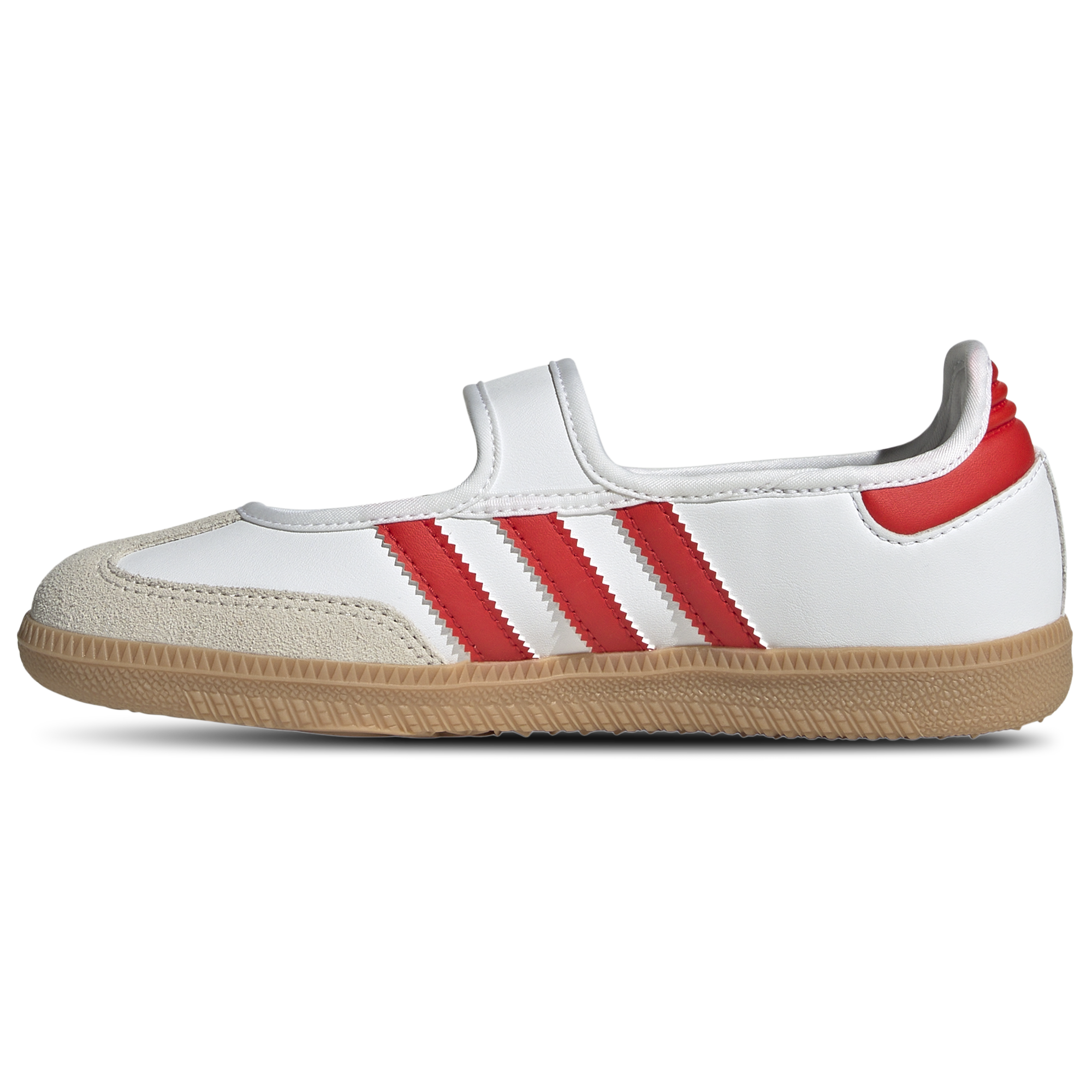 [JR7435] YOUTH ADIDAS ORIGINALS SAMBA JANE 'WHITE RED GUM'