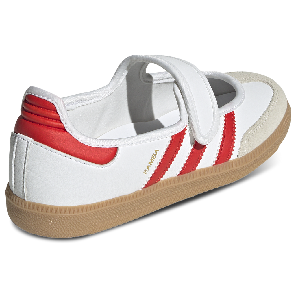 [JR7435] YOUTH ADIDAS ORIGINALS SAMBA JANE 'WHITE RED GUM'