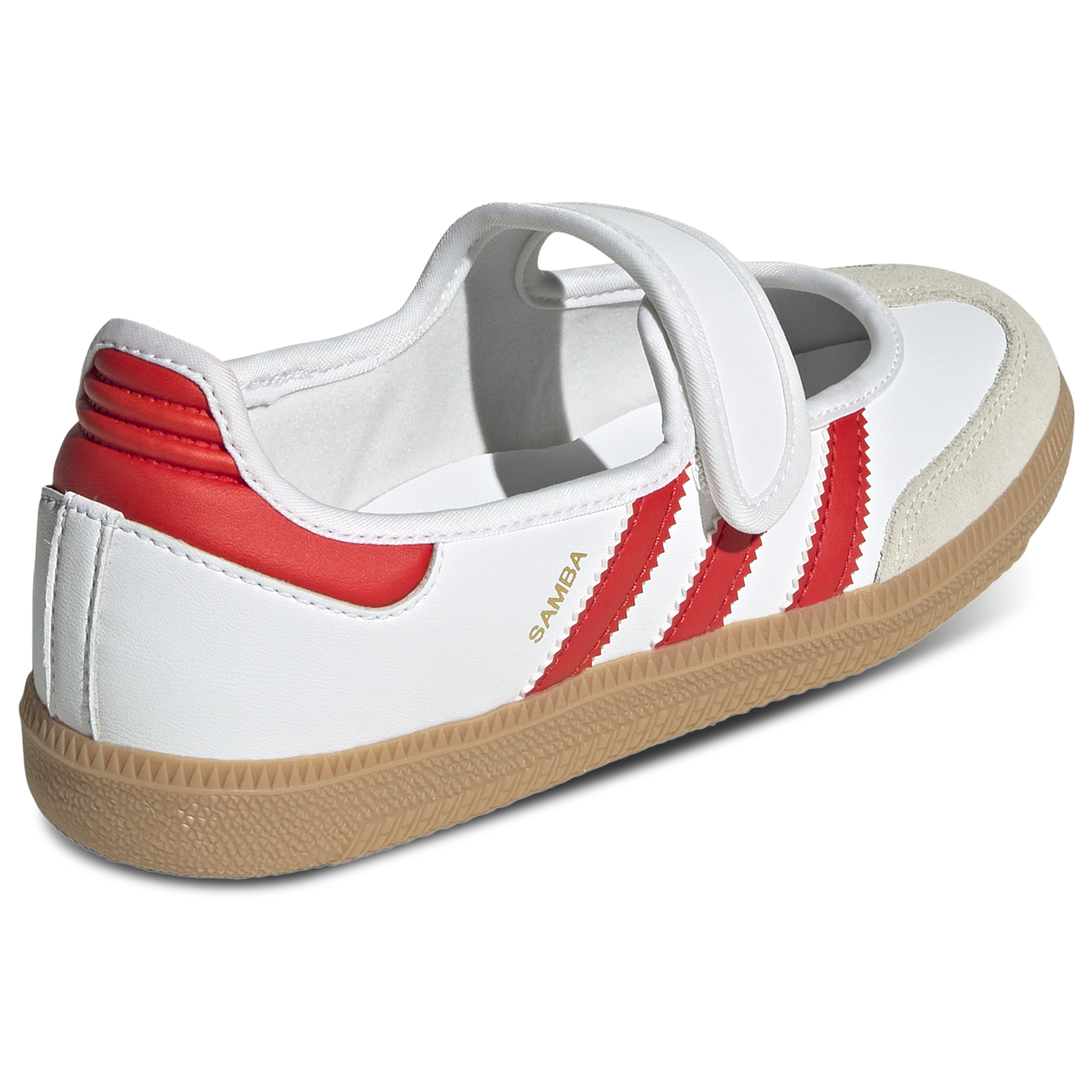 [JR7435] YOUTH ADIDAS ORIGINALS SAMBA JANE 'WHITE RED GUM'