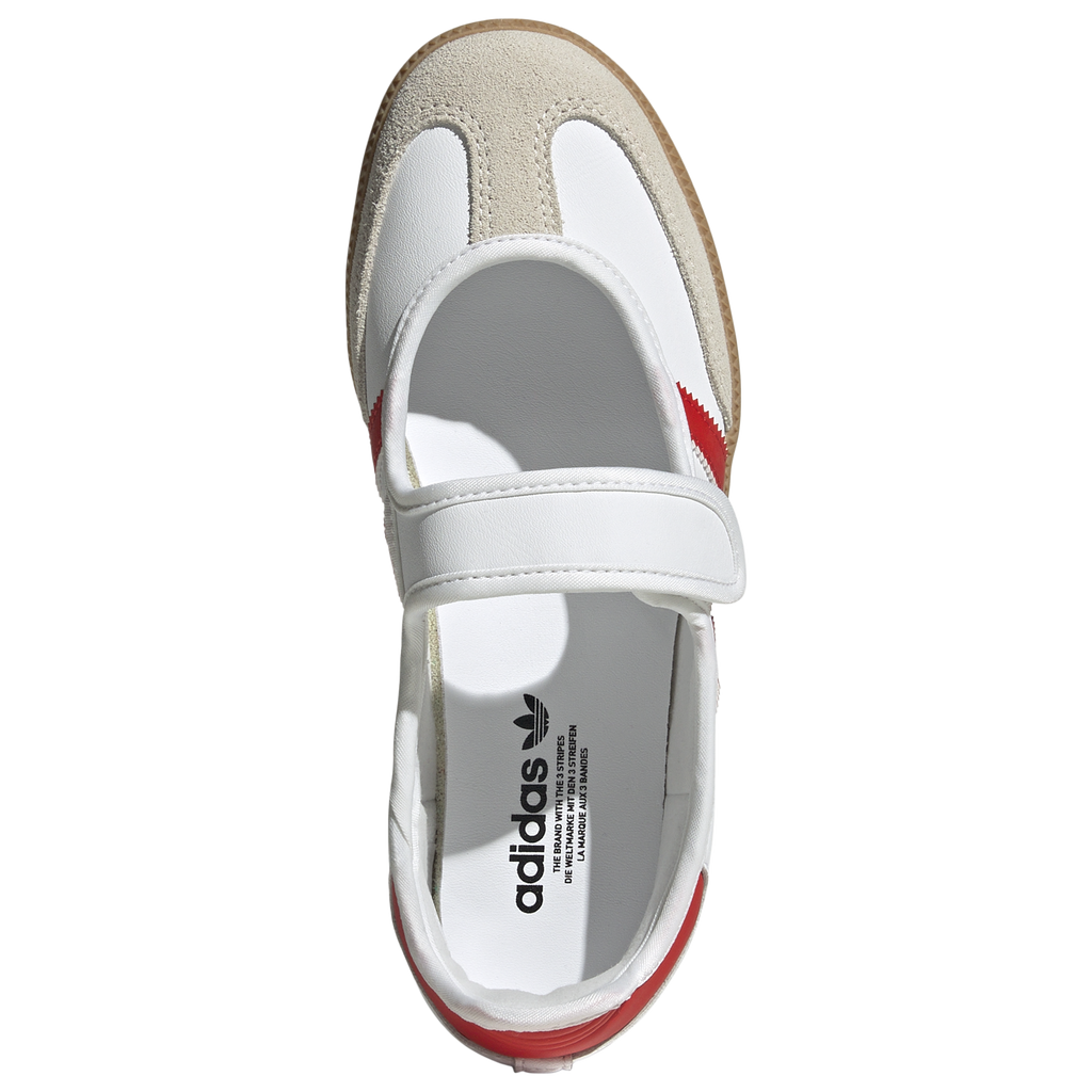 [JR7435] YOUTH ADIDAS ORIGINALS SAMBA JANE 'WHITE RED GUM'
