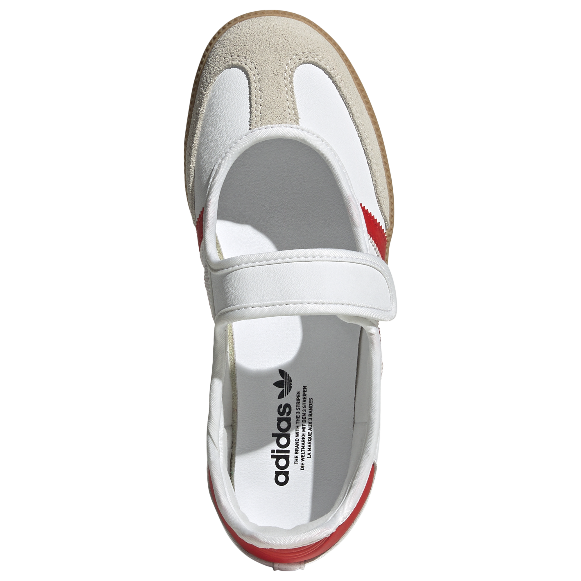 [JR7435] YOUTH ADIDAS ORIGINALS SAMBA JANE 'WHITE RED GUM'