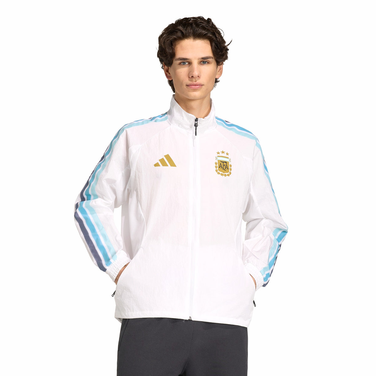 Mens Adidas Argentina Home Anthem Jacket 2