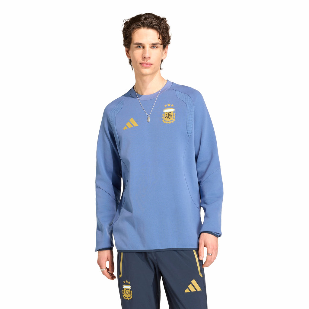Mens Adidas Argentina Tiro Travel Crew Sweatshirt 2