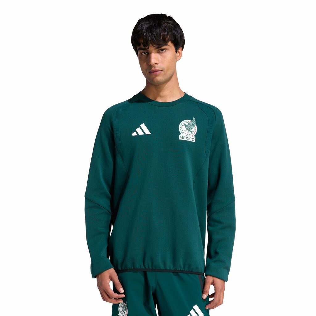 Mens Adidas Mexico Tiro Travel Crew Sweatshirt 2