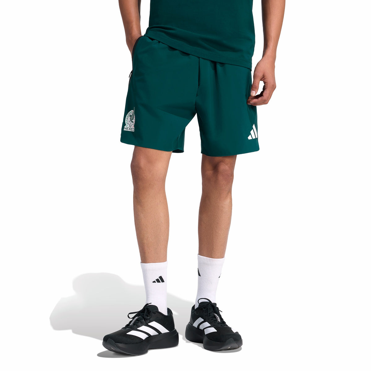 Mens Adidas Mexico Tiro Travel Shorts 2