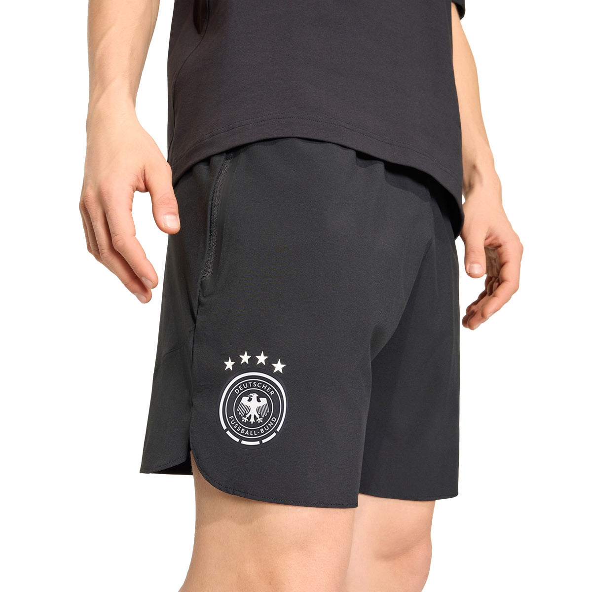 Mens Adidas Germany Tiro Travel Shorts 5