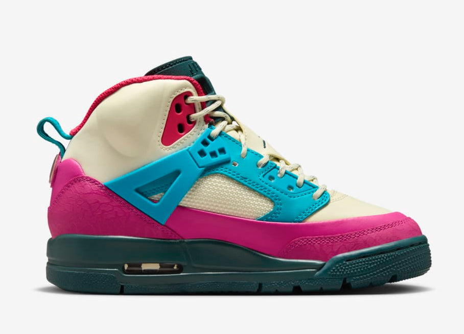 [FD4653-163] GRADE SCHOOL AIR JORDAN WINTERIZED SPIZIKE GS 'COCONUT MILK ACTIVE PINK'