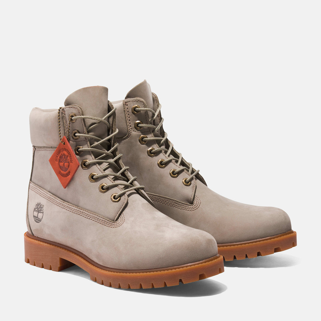 [TB0A2N8PEO2] MENS TIMBERLAND 6 INCH PREMIUM BOOT 'LIGHT TAUPE NUBUCK'