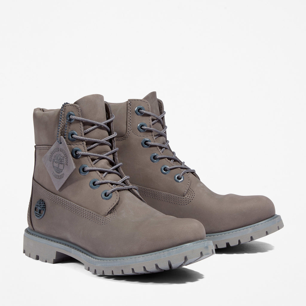 [TB0A22ZH033] WOMENS TIMBERLAND 6 INCH BOOT '50TH ANNIVERSARY - MEDIUM GREY'