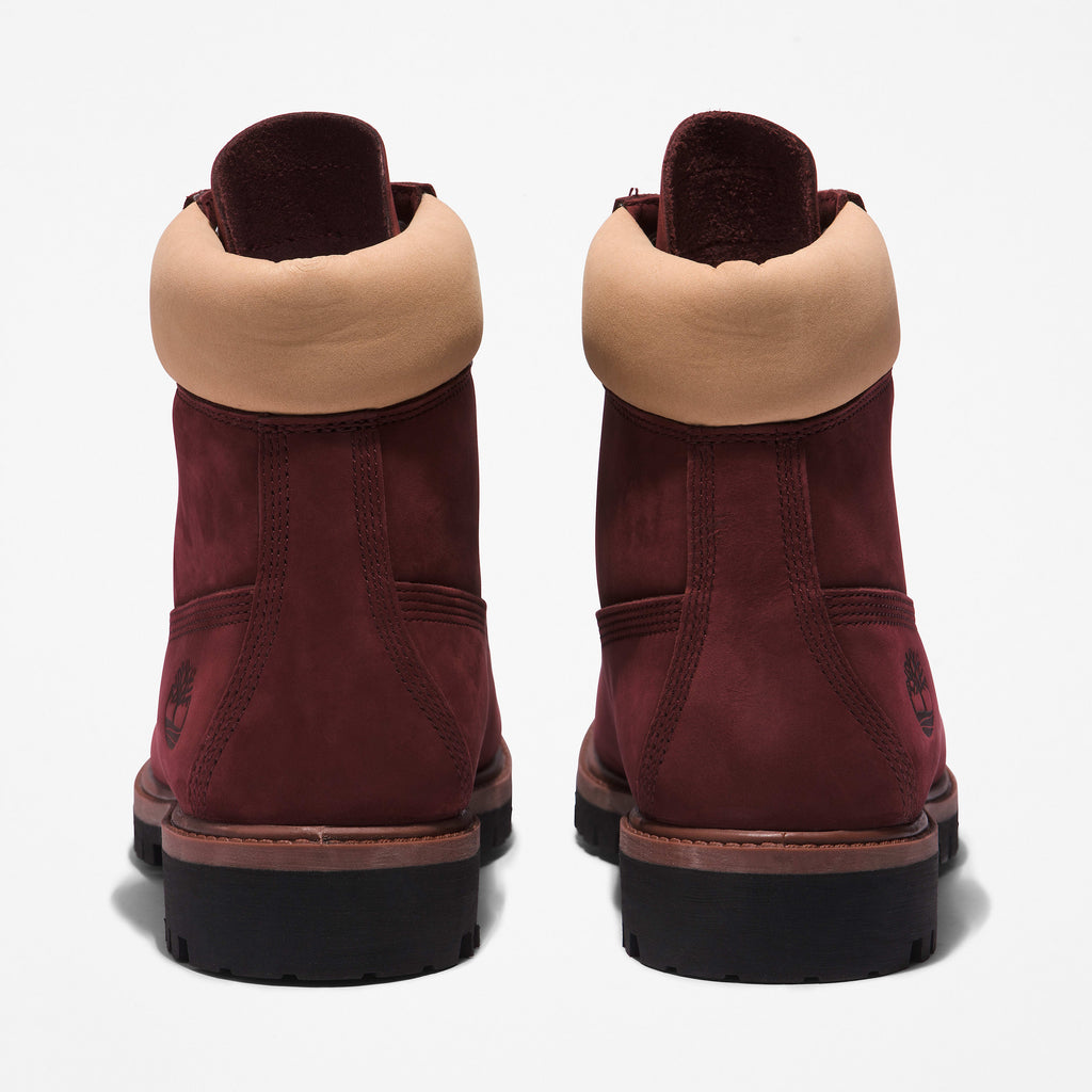 [TB0A2M1KC60] MENS TIMBERLAND 6 INCH PREMIUM BOOT 'BURGUNDY'
