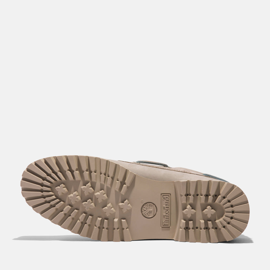 [TB0A298QEO2] MENS TIMBERLAND 3-EYE LUG HANDSEWN BOAT SHOE 'TAUPE'
