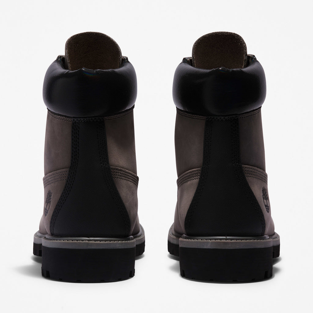 [TB0A2HMK033] MENS TIMBERLAND 6 INCH PREMIUM BOOT 'DARK GREY BLACK'