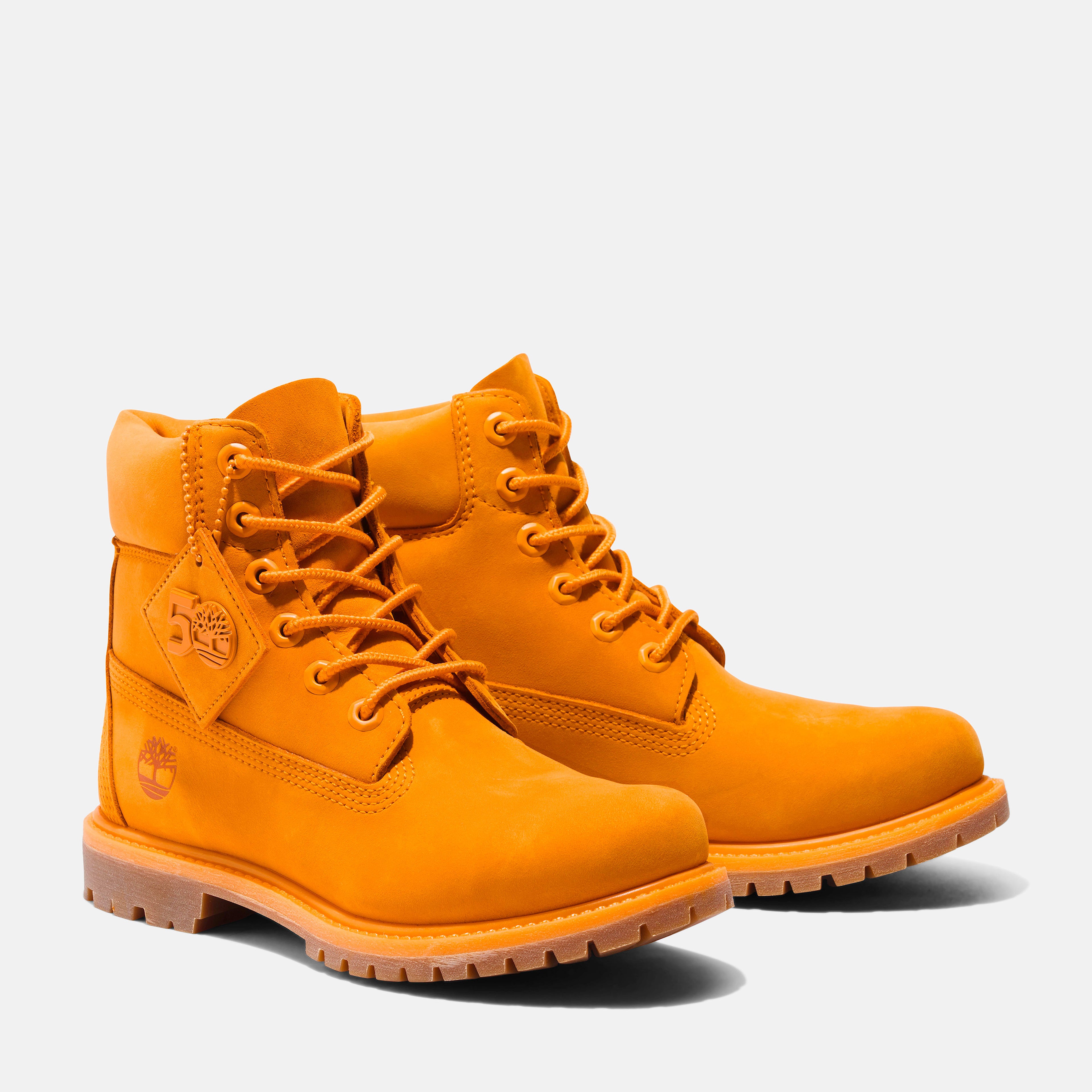 [TB0A4113804] WOMENS TIMBERLAND 6 INCH BOOT '50TH ANNIVERSARY - MEDIUM ORANGE'