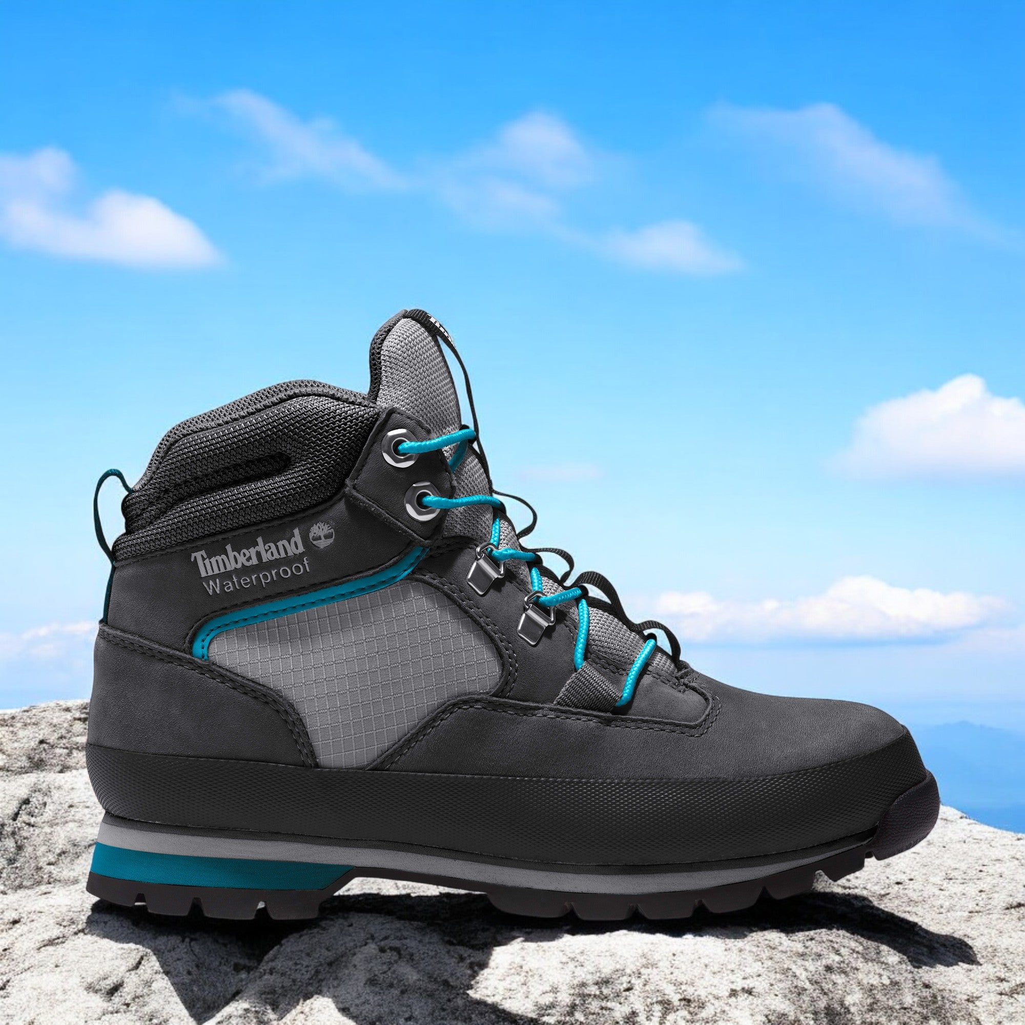 [TB0A43YH001] WOMENS TIMBERLAND EURO HIKER BOOT 'GREY BLACK BLUE'