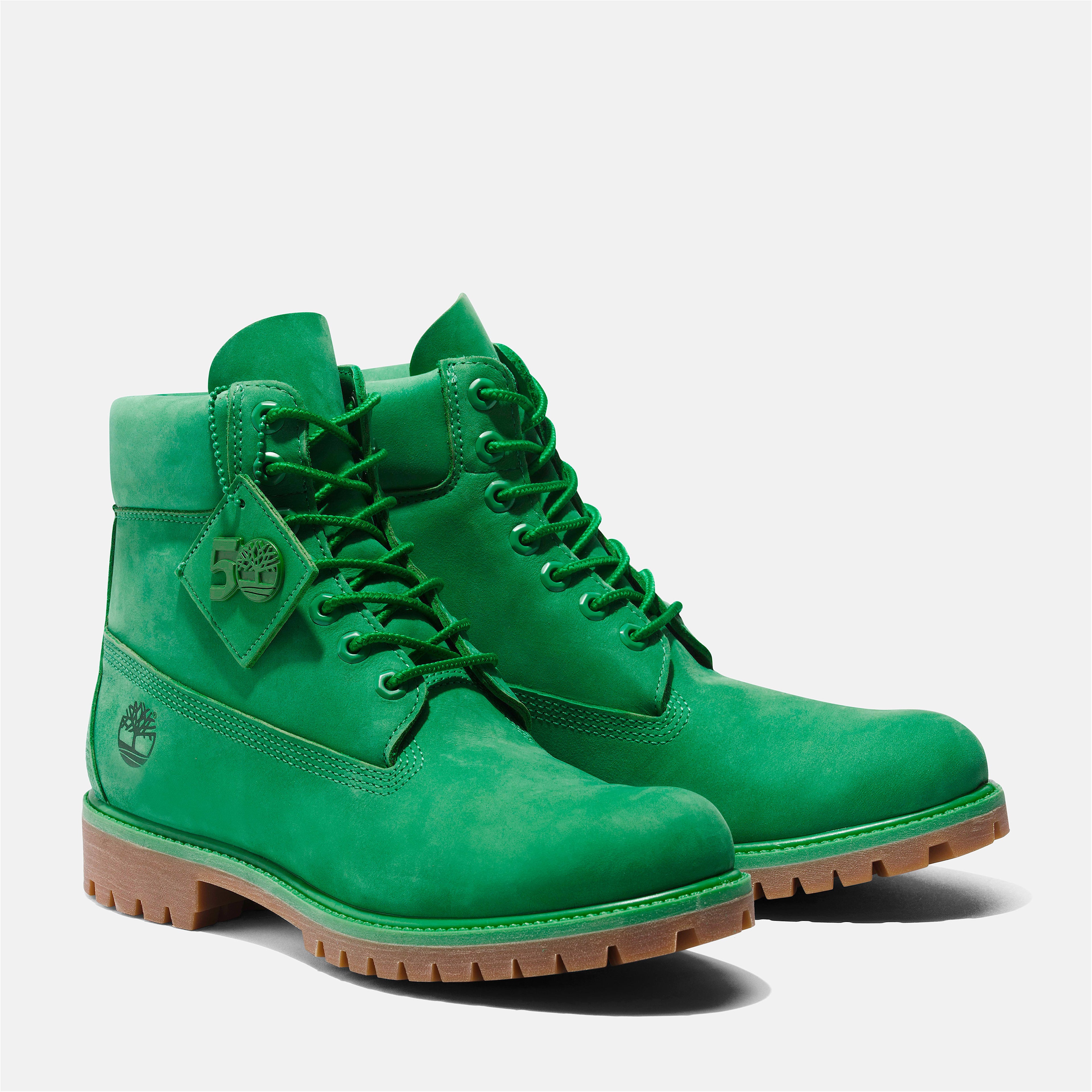 [TB0A413UJ30] WOMENS TIMBERLAND 6 INCH BOOT '50TH ANNIVERSARY - MEDIUM GREEN'