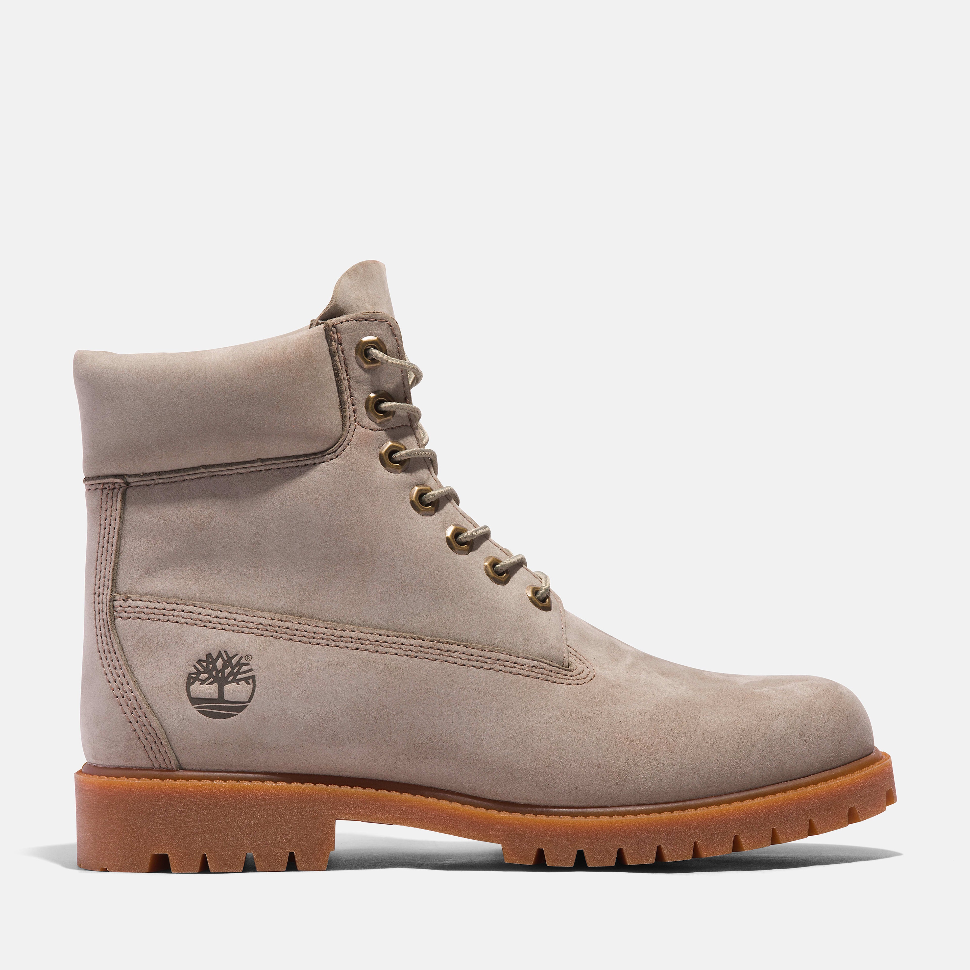 [TB0A2N8PEO2] MENS TIMBERLAND 6 INCH PREMIUM BOOT 'LIGHT TAUPE NUBUCK'