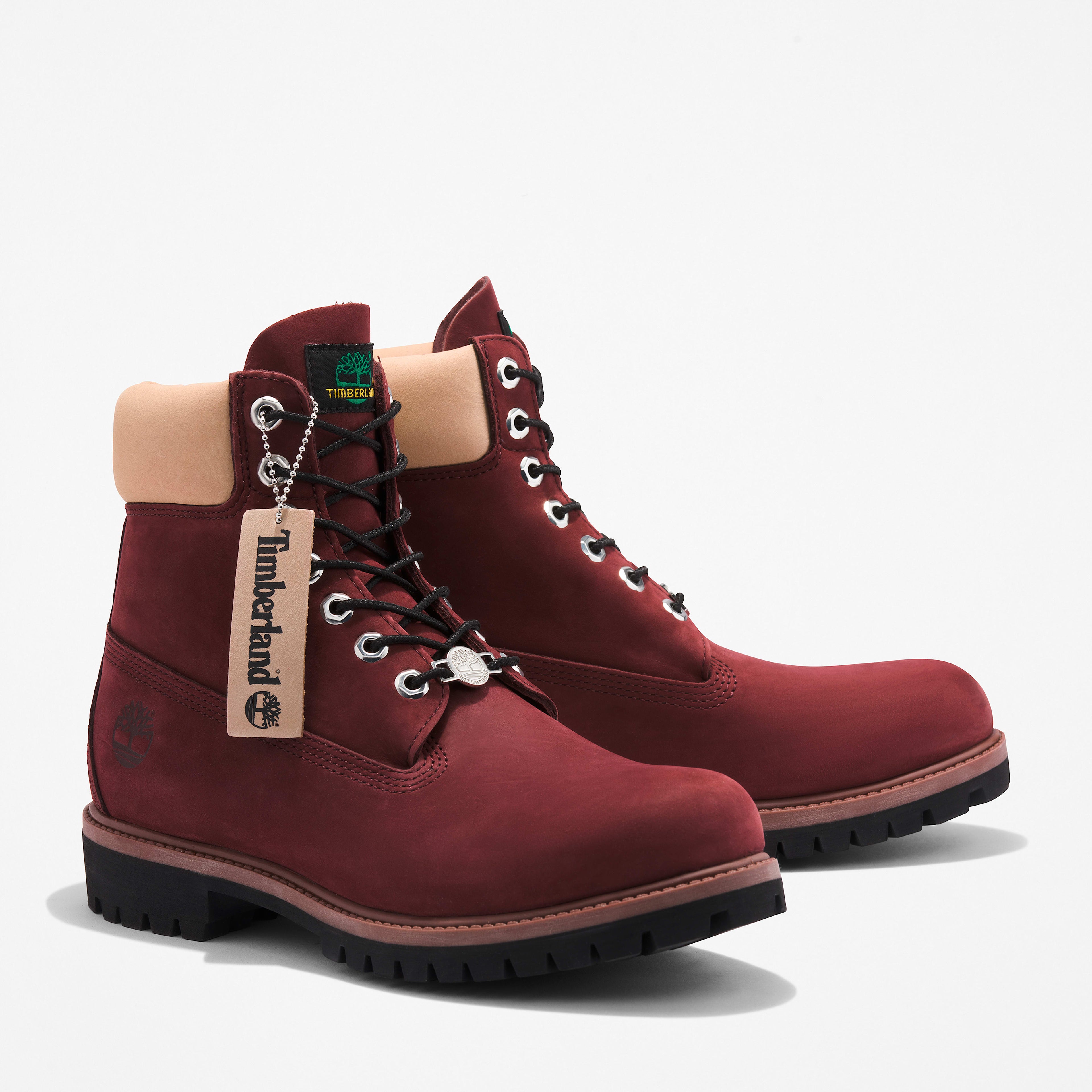 [TB0A2M1KC60] MENS TIMBERLAND 6 INCH PREMIUM BOOT 'BURGUNDY'