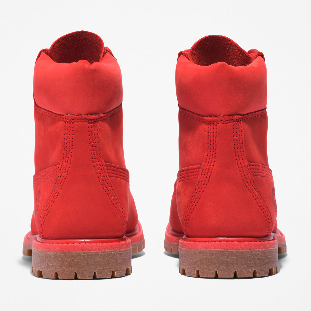 [TB0A2R6BDV8] WOMENS TIMBERLAND 6 INCH BOOT '50TH ANNIVERSARY - MEDIUM RED'